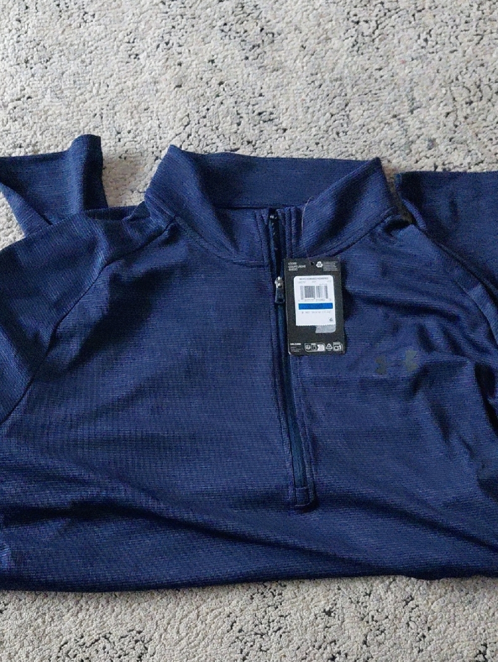 Under Armour Heathered Navy Performance Pullover